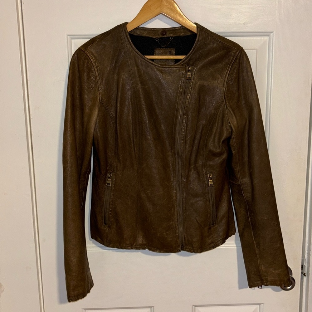 Vintage 90’s Leather Bomber Jacket
